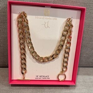 House of Harlow 1960 Chunky Gold Chain Necklace